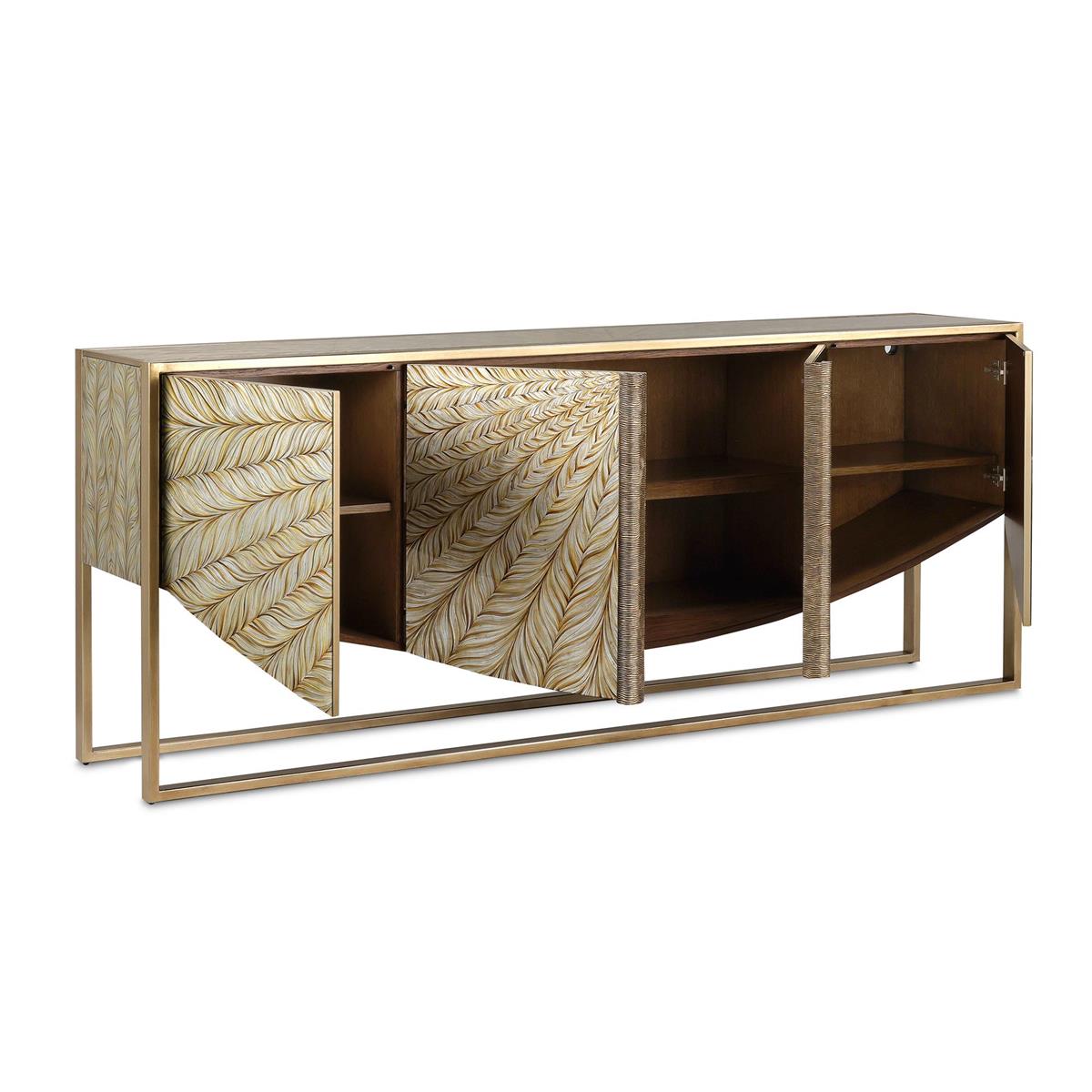 John Richard Florentine Four-Door Credenza