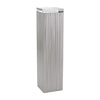 John Richard Lucena Brushed Stainless Steel Pedestal I