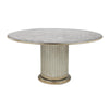 John Richard Dorian Dining Table, Glass Top