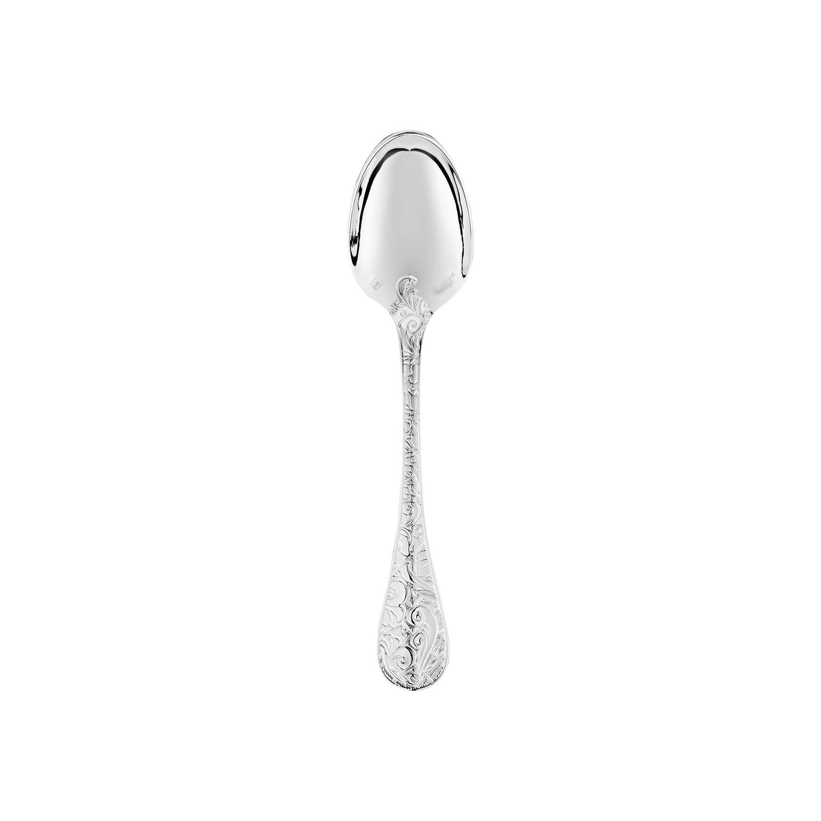 Christofle Jardin d'Eden Silver Plated Espress Spoon
