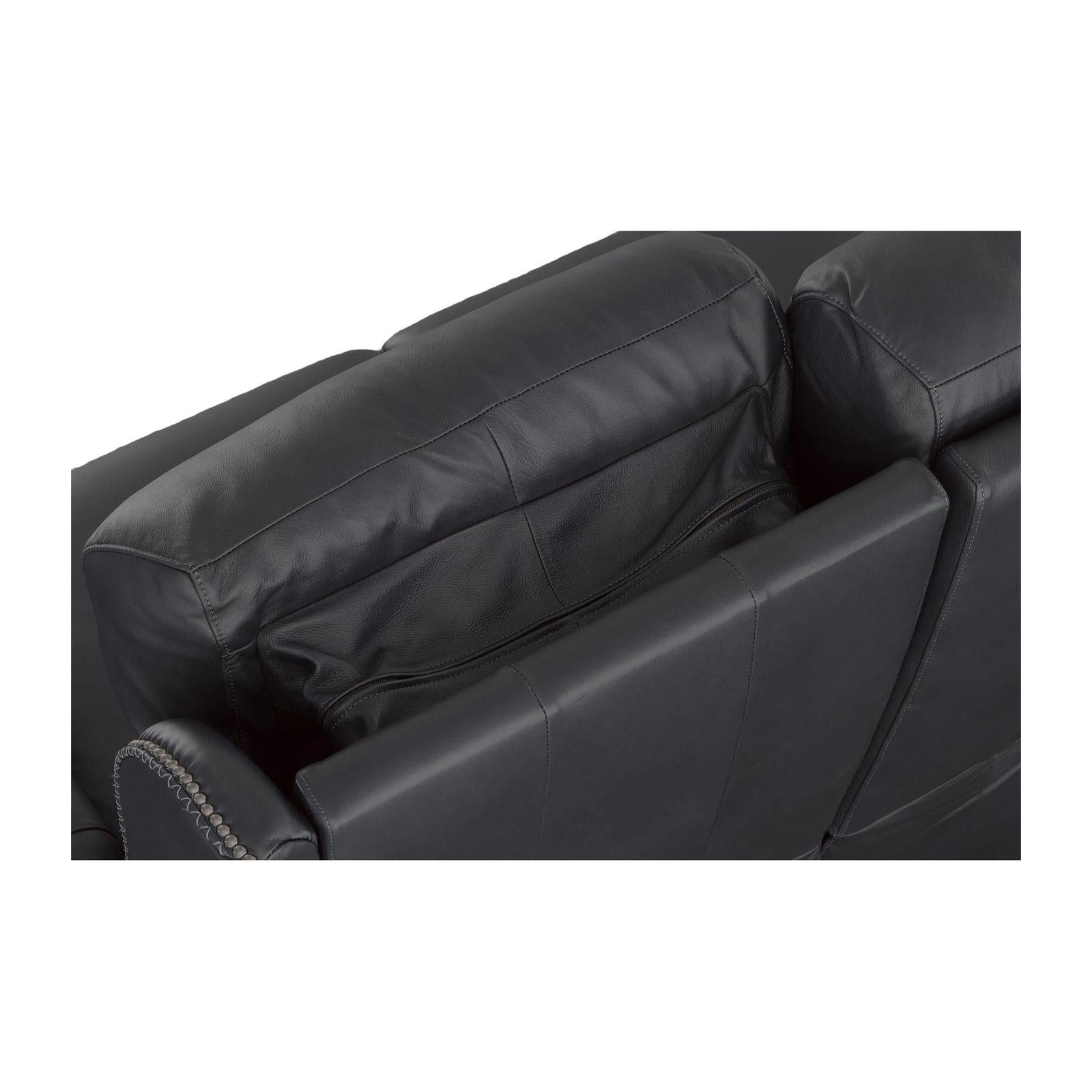 Fairfield The Leather Reserve Hailey Power Left and Right Reclining Sofa