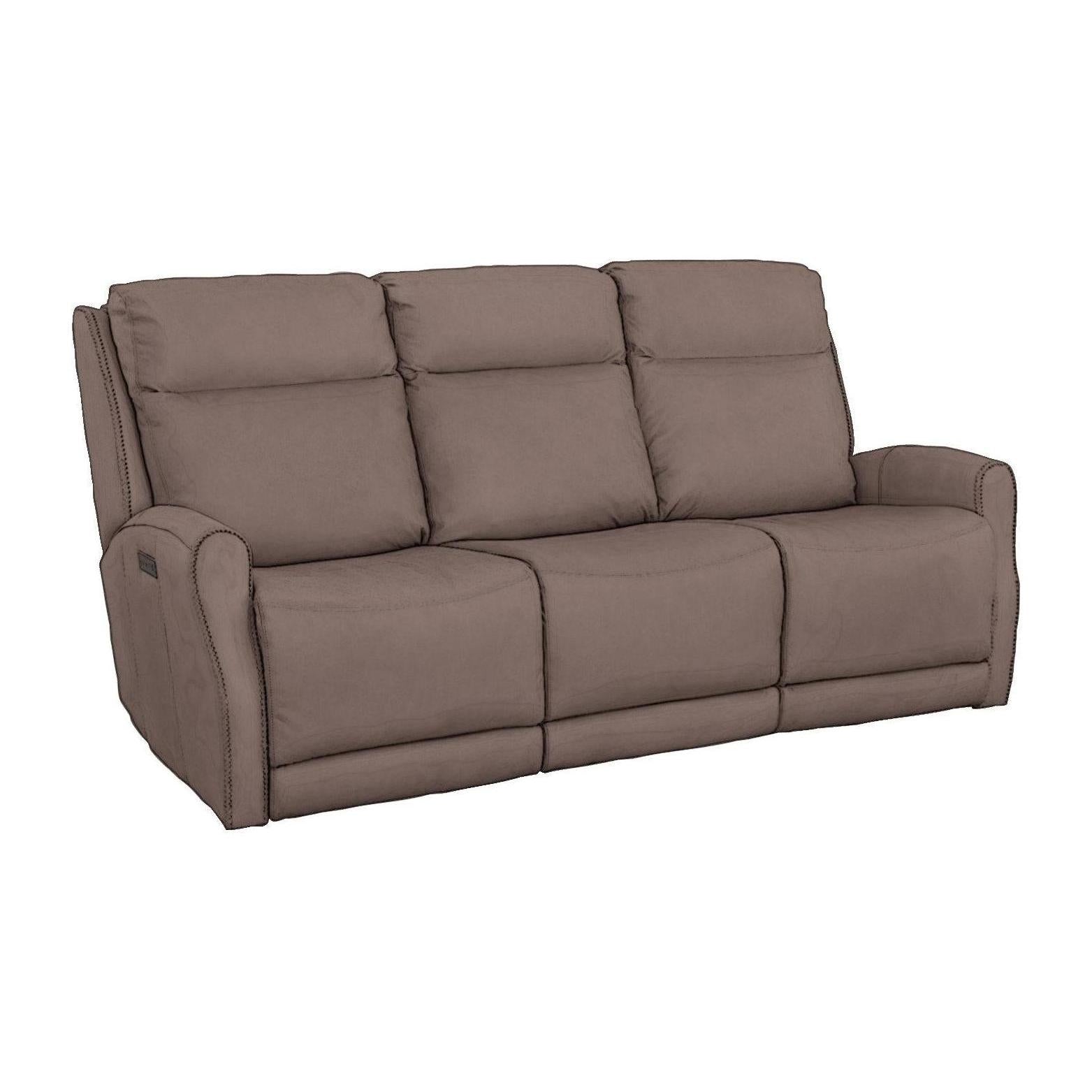 Fairfield The Leather Reserve Ashley Power Left and Right Reclining Sofa