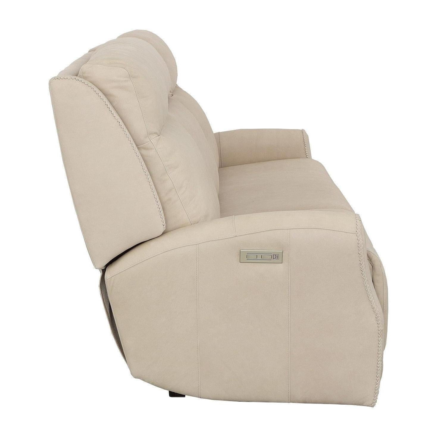Fairfield The Leather Reserve Ashley Power Left and Right Reclining Sofa