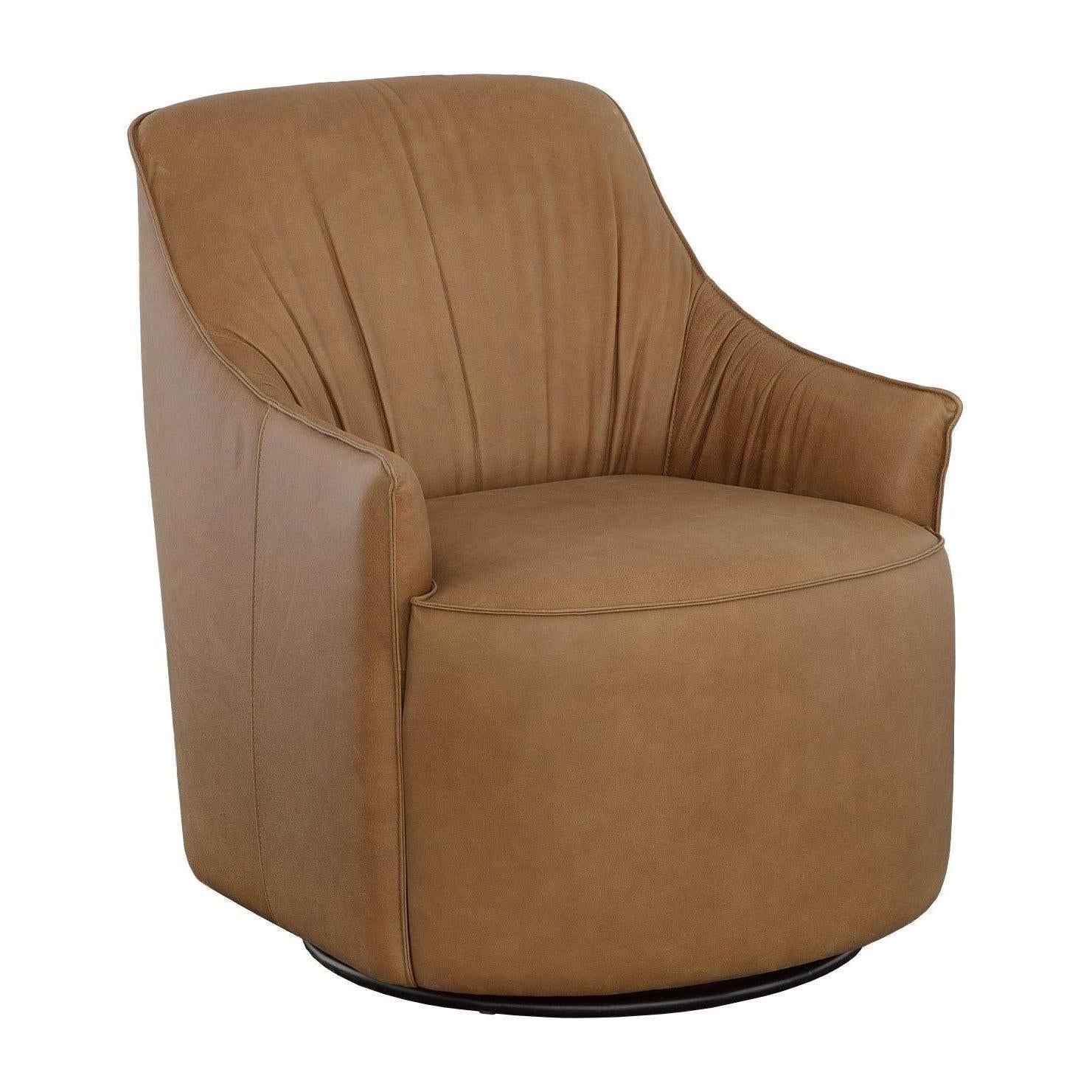Fairfield Married Leather Reserve Gisele Swivel Chair