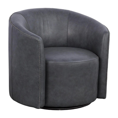 Fairfield Married Leather Reserve Graham Swivel Chair