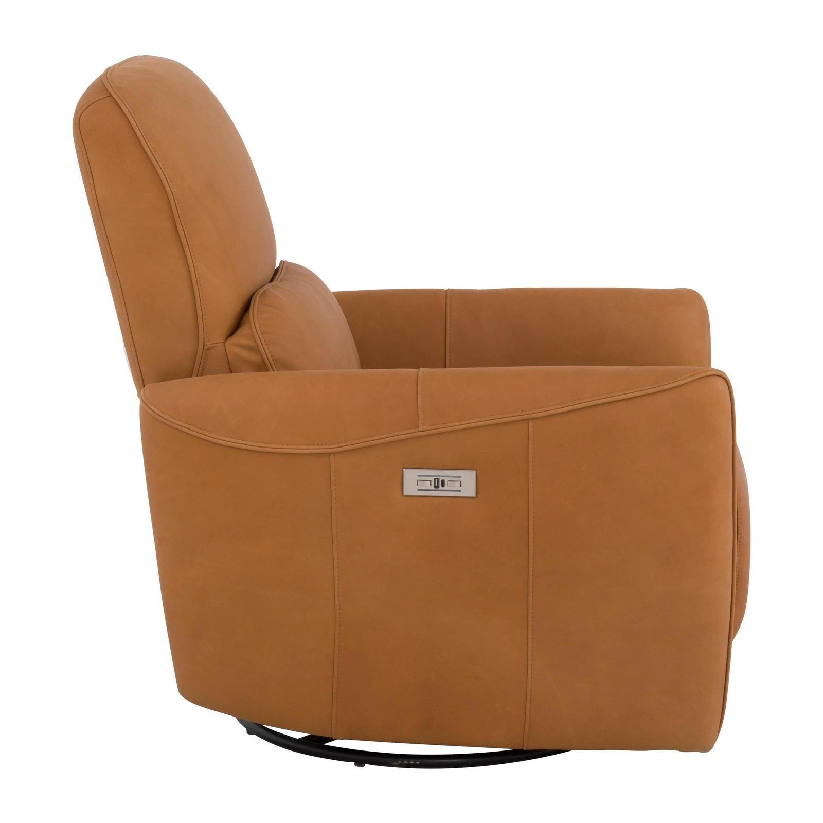Fairfield The Leather Reserve Upholstery Dane Power Recliner