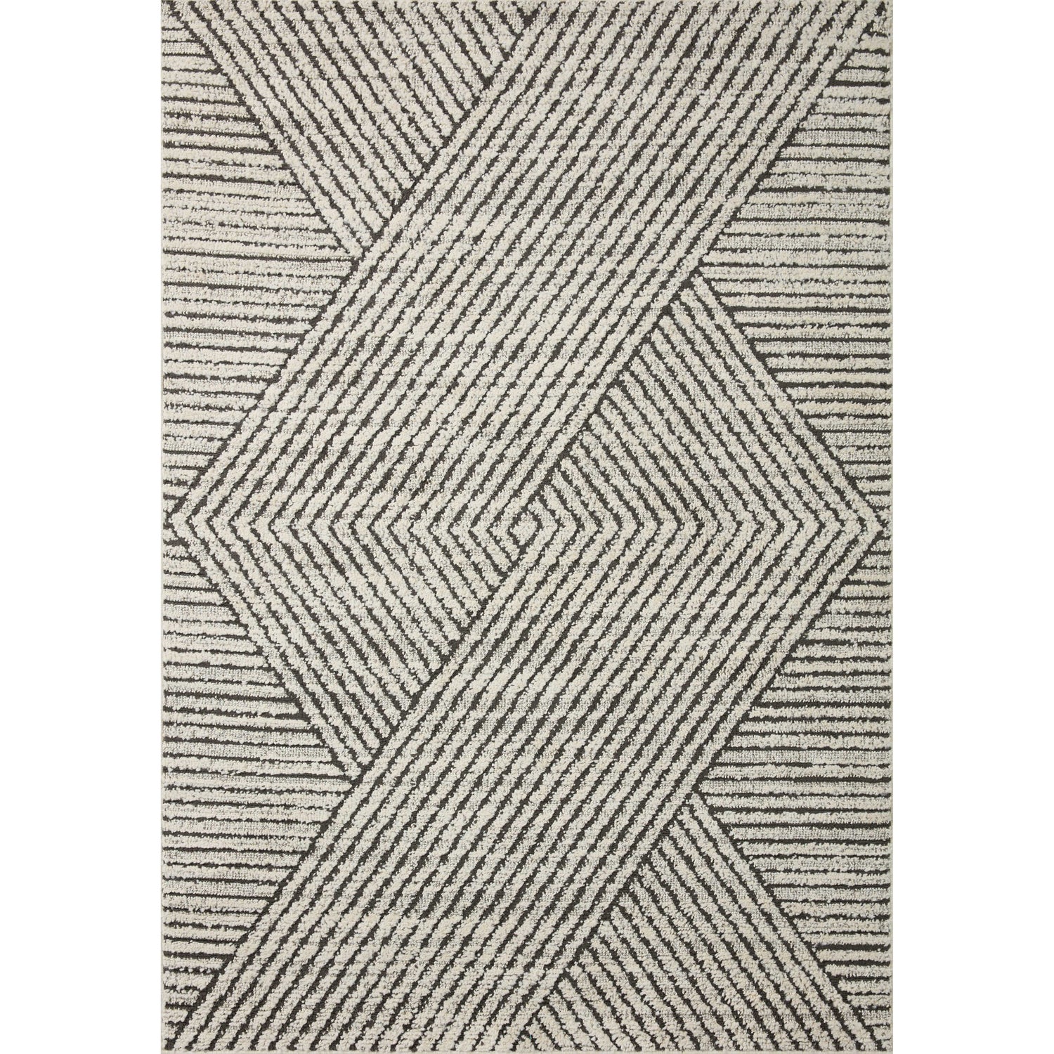 Loloi II Fabian FAB-06 Charcoal / Ivory Rug