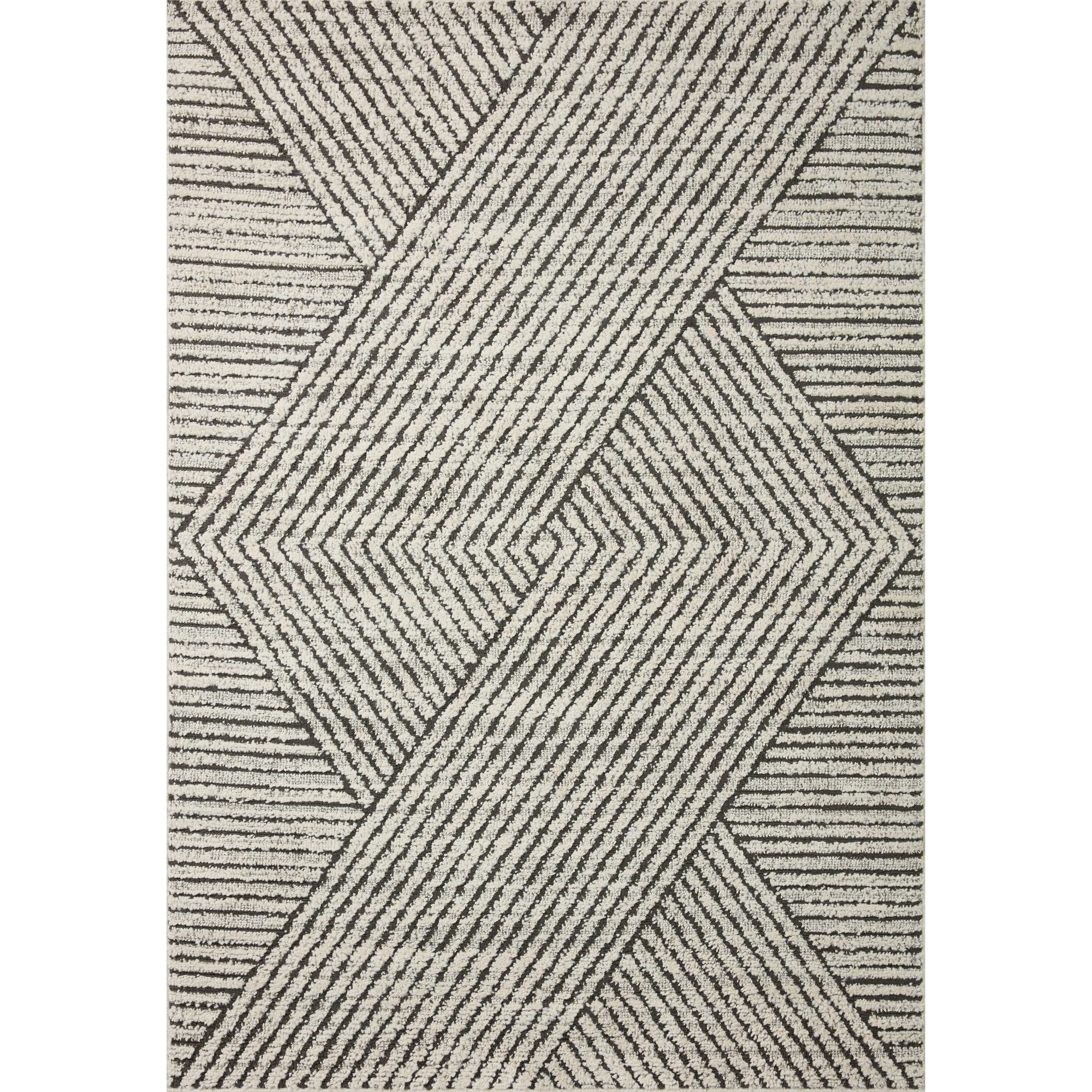 Loloi II Fabian FAB-06 Charcoal / Ivory Rug