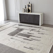 Citizen Artist for Global Views Cream Charcoal Edifice Rug