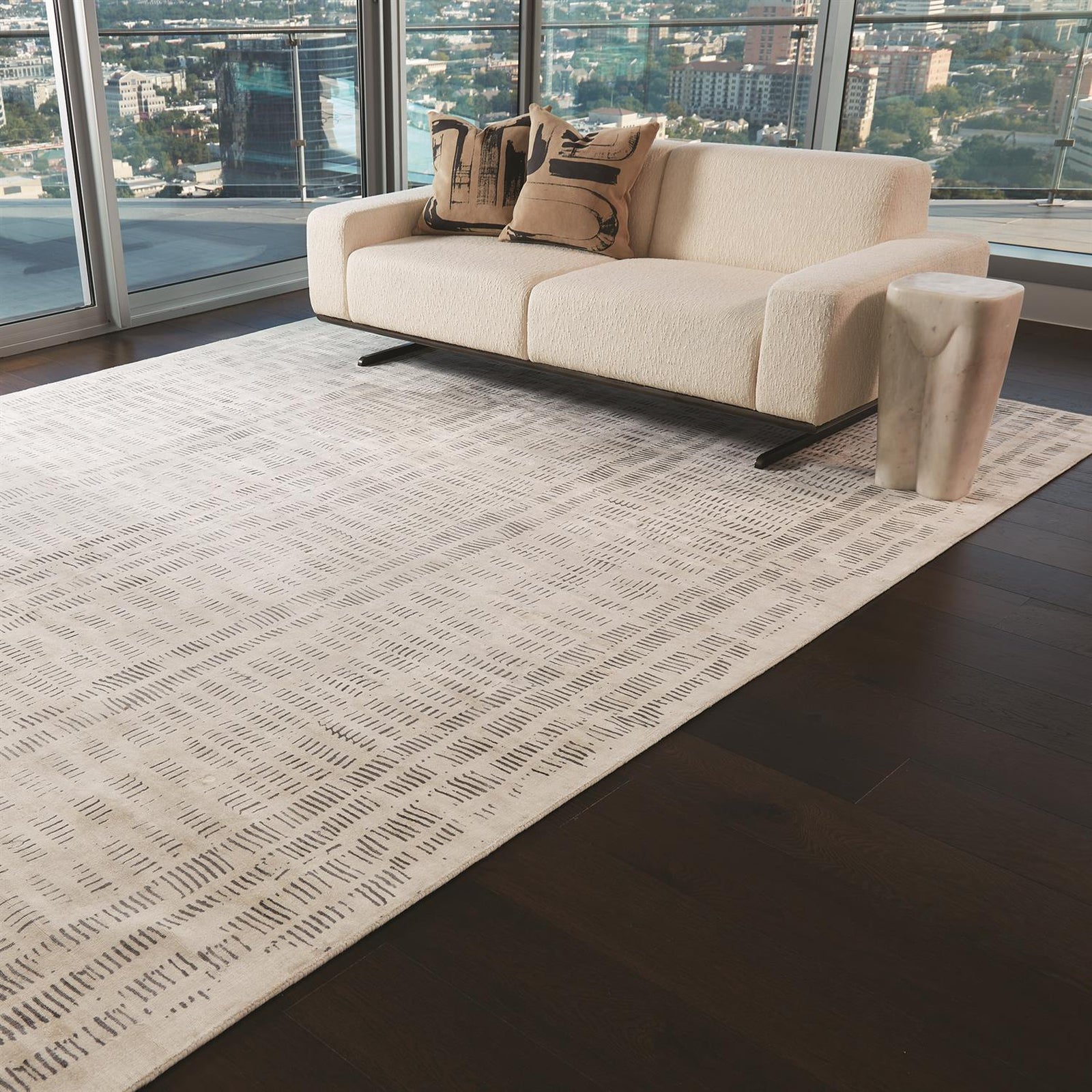 Citizen Artist for Global Views Frequency Rug