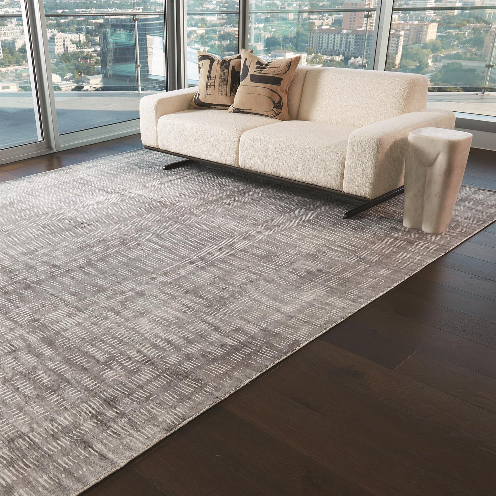 Citizen Artist for Global Views Frequency Rug