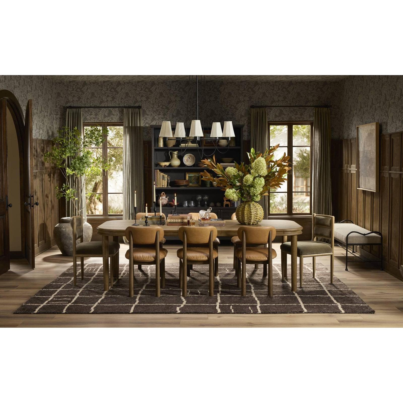 Alessio Bookcase - Smoked Black