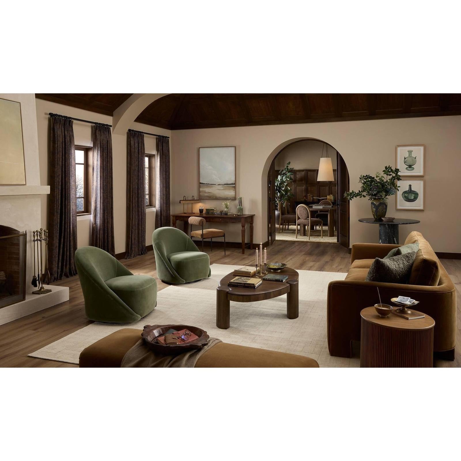 Vereb Swivel Chair - Surrey Sage