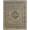 Feizy Fillmore 6941F Transitional Medallion Rug in Blue/Gray