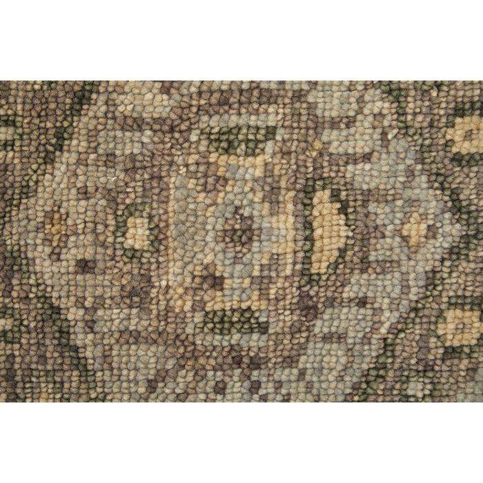 Feizy Fillmore 6943F Traditional Diamond Rug in Brown/Gray