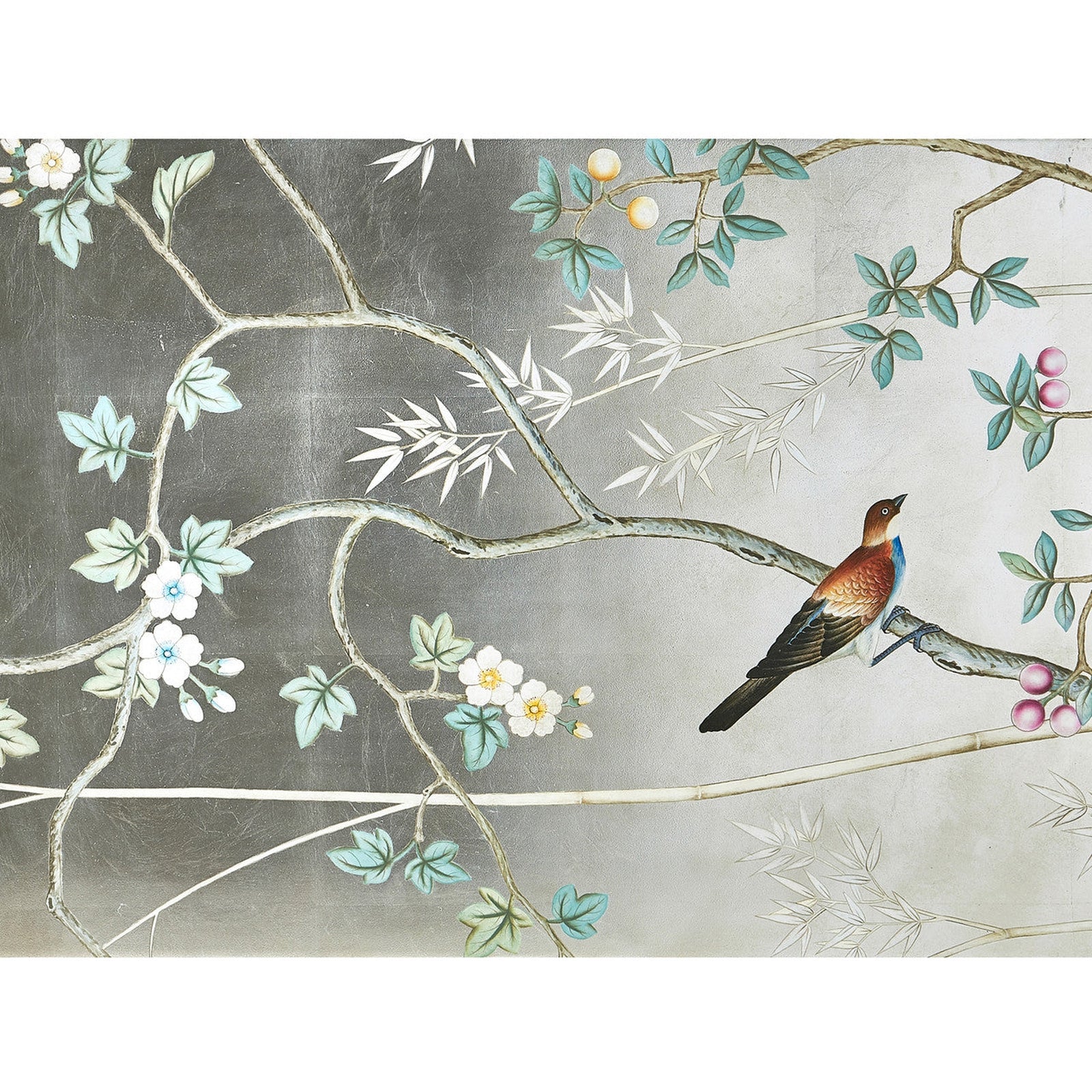 Jonathan Charles Shimmering Moon Half Round Panel Bed 500443-USK-HPS