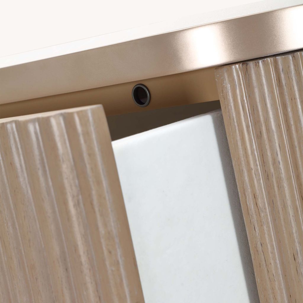 Michael Amini West Kensington Highboy Chest - Sea Salt Caramel