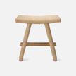 Barth Natural Raffia Bench