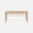 Colwyn Woven Rush Bench