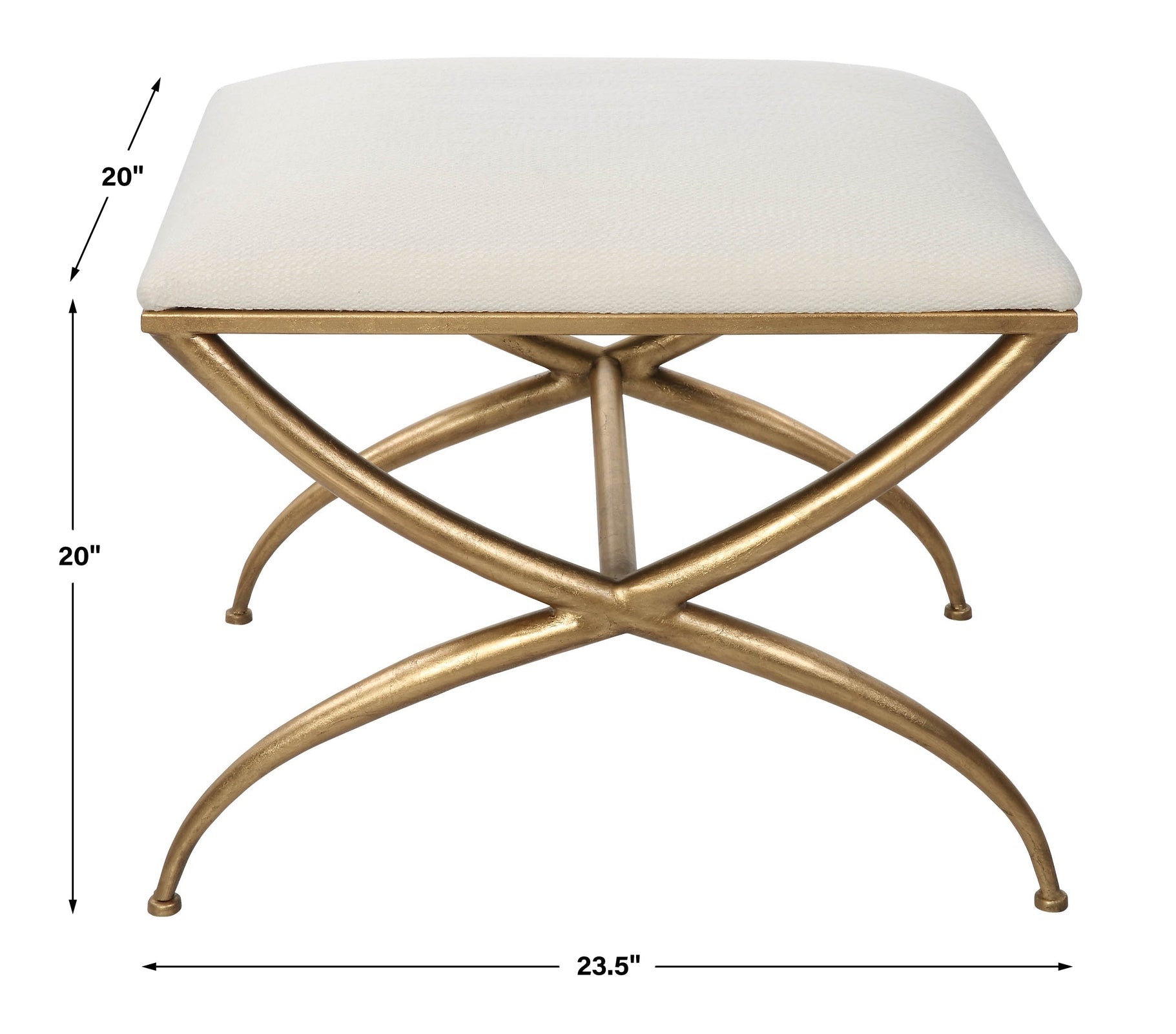 Uttermost Crossing Small Bench