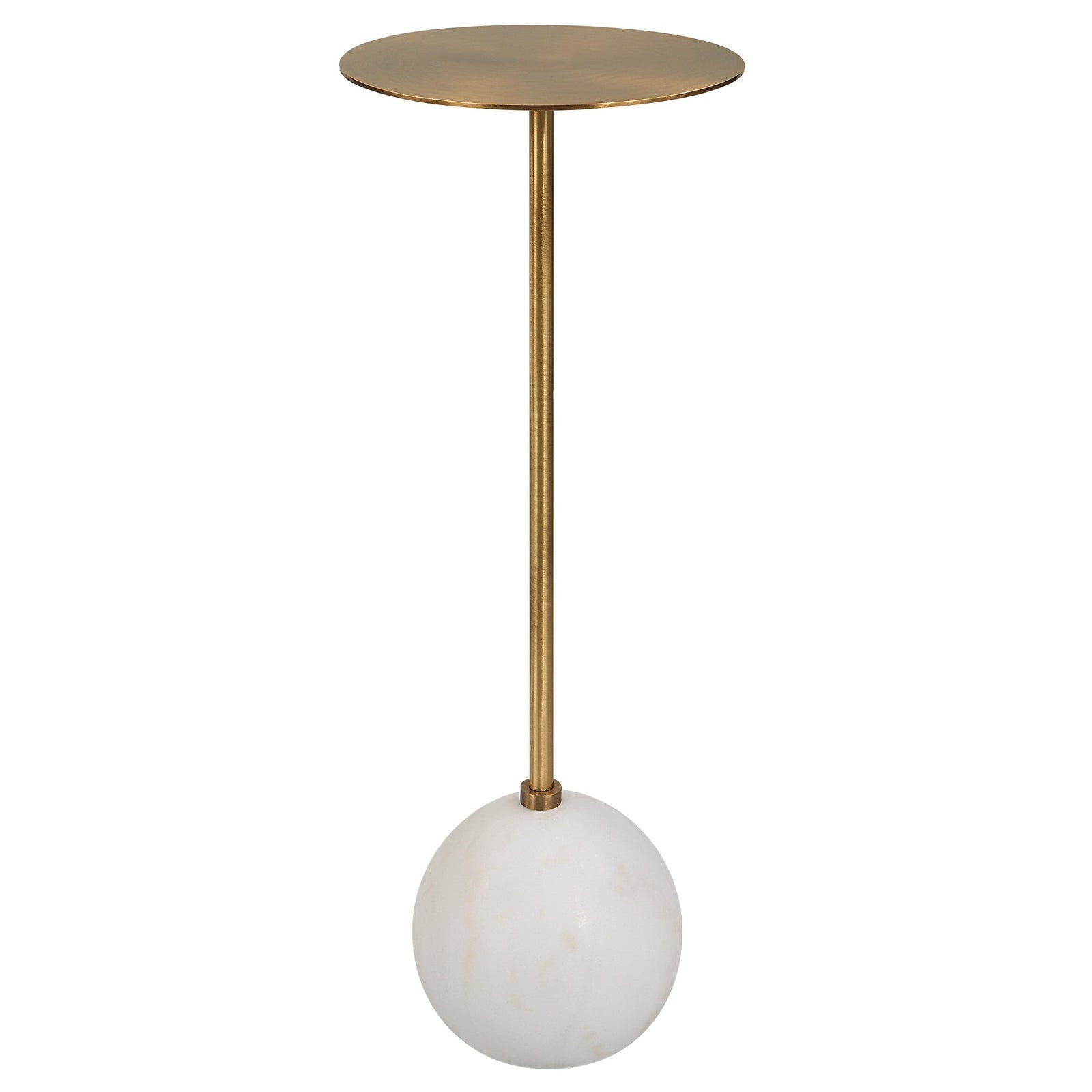 Uttermost Gimlet Brass Drink Table