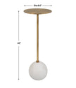 Uttermost Gimlet Brass Drink Table