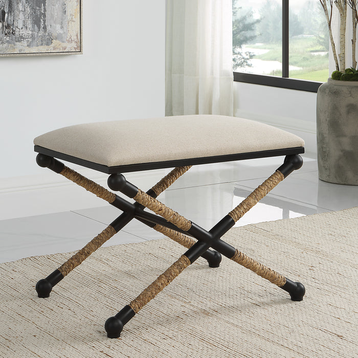 Modern Accents Small Casual Cushioned Top Bench