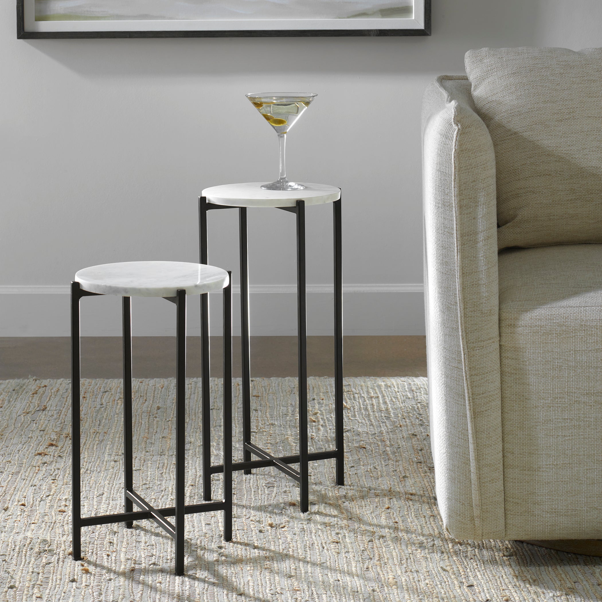Modern Accents Set Of Two Accent Tables