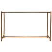 Uttermost Affinity White Marble Console Table