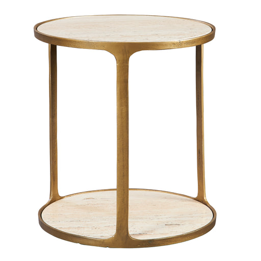 Uttermost Clench Brass Side Table