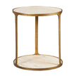 Uttermost Clench Brass Side Table