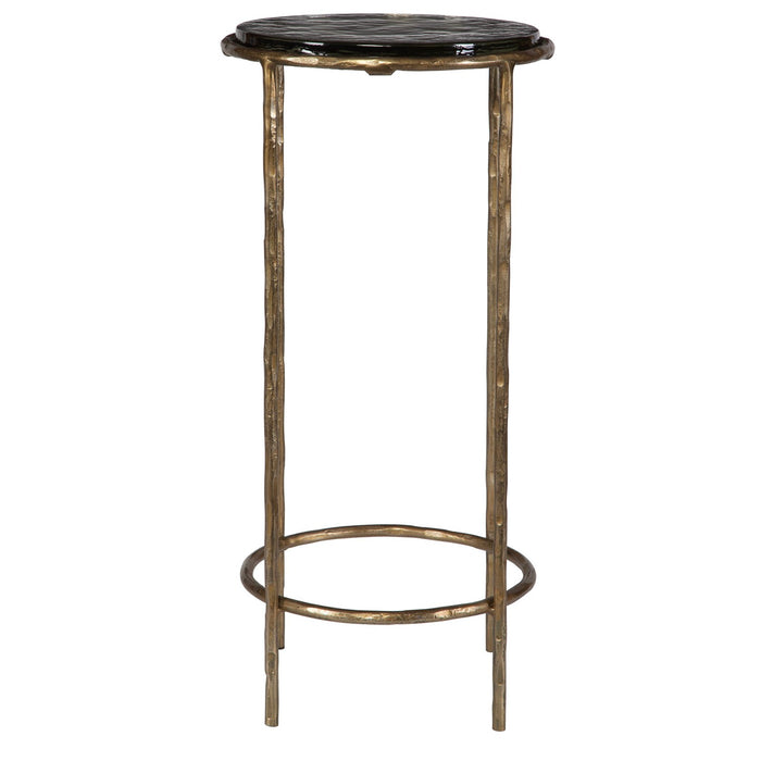 Modern Accents Textured Metal Accent Table