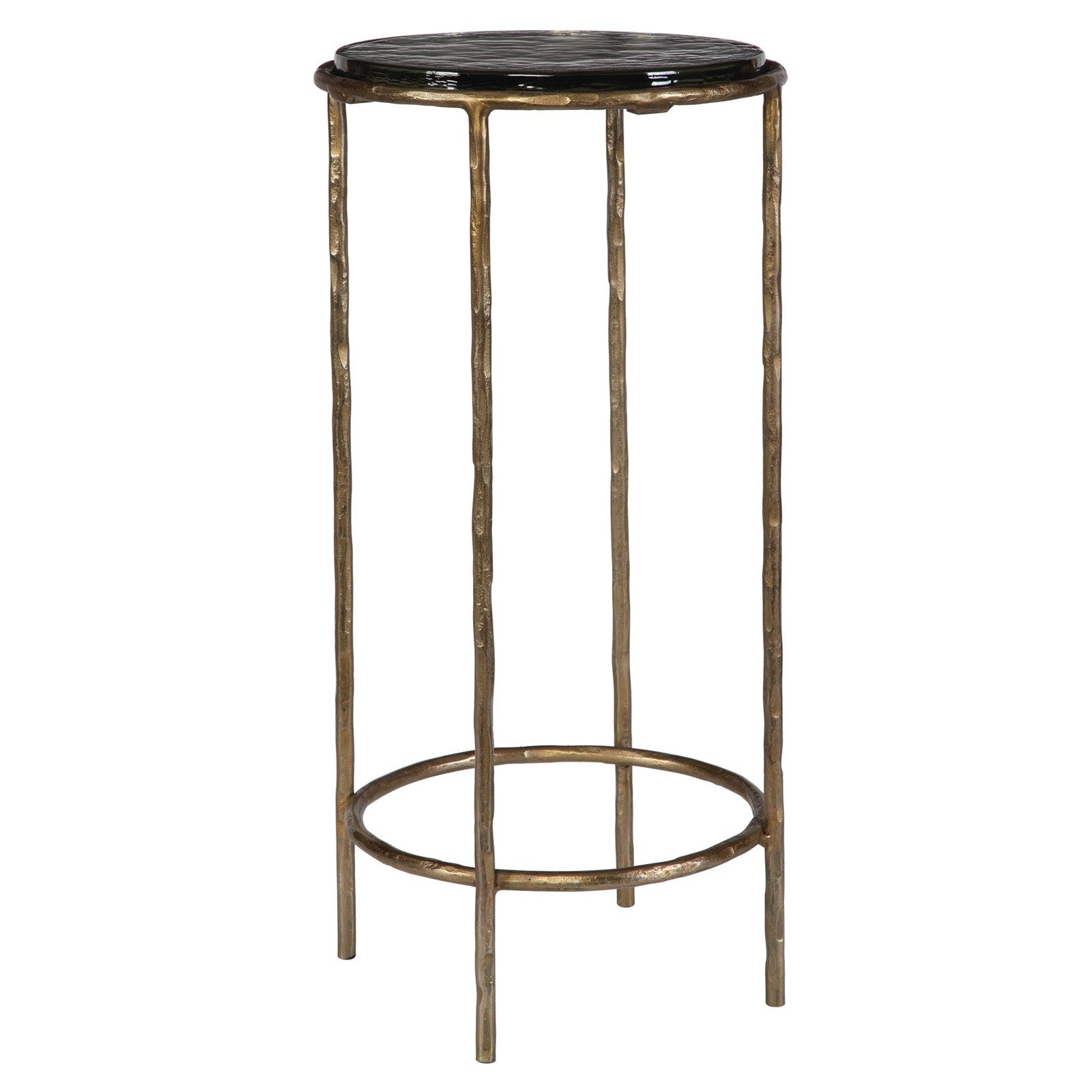 Modern Accents Textured Metal Accent Table