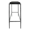 Uttermost Crescendo Black Concrete Console Table