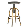 Uttermost Revolve Brass Counter Stool