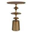 Uttermost Flight Brass Accent Table