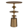 Uttermost Flight Brass Accent Table
