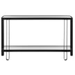 Uttermost Shadow Black Iron Console Table