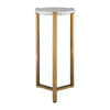 Uttermost Pietra Carrara Marble Drink Table