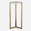 Uttermost Pietra Carrara Marble Drink Table