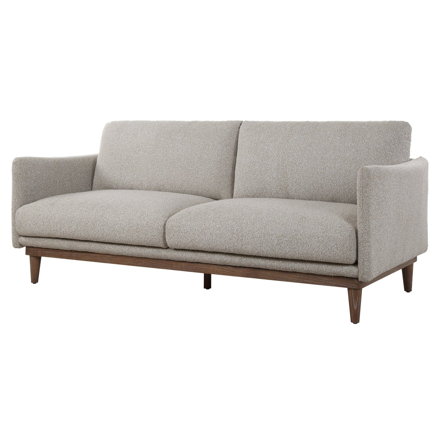 Uttermost Freefall Gray Ceruse Sofa