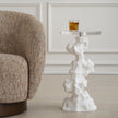 Uttermost Remnant White Stone Drink Table