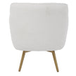 Uttermost Oasis White Swivel Chair