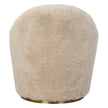 Uttermost Crue Sheepskin Swivel Chair