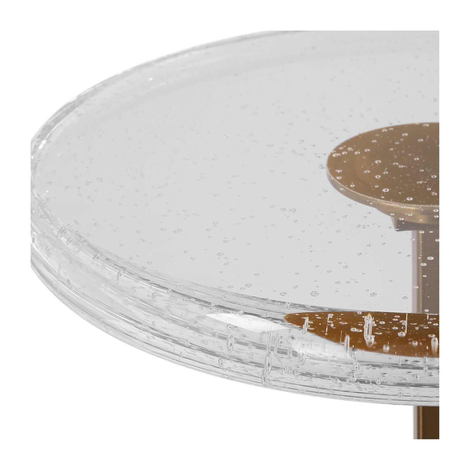 Uttermost Sora Glass Drink Table