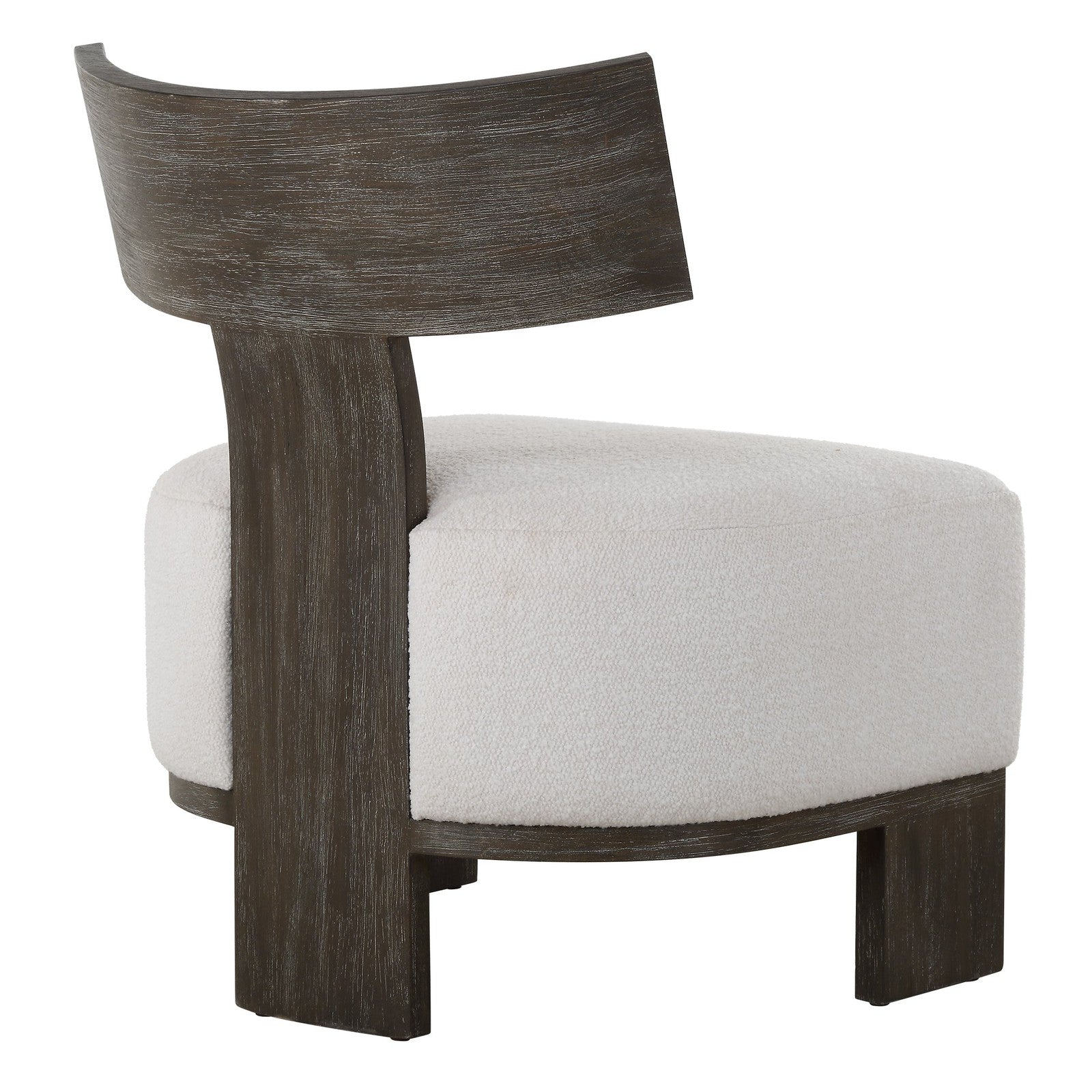 Uttermost Finlay Dark Walnut Accent Chair