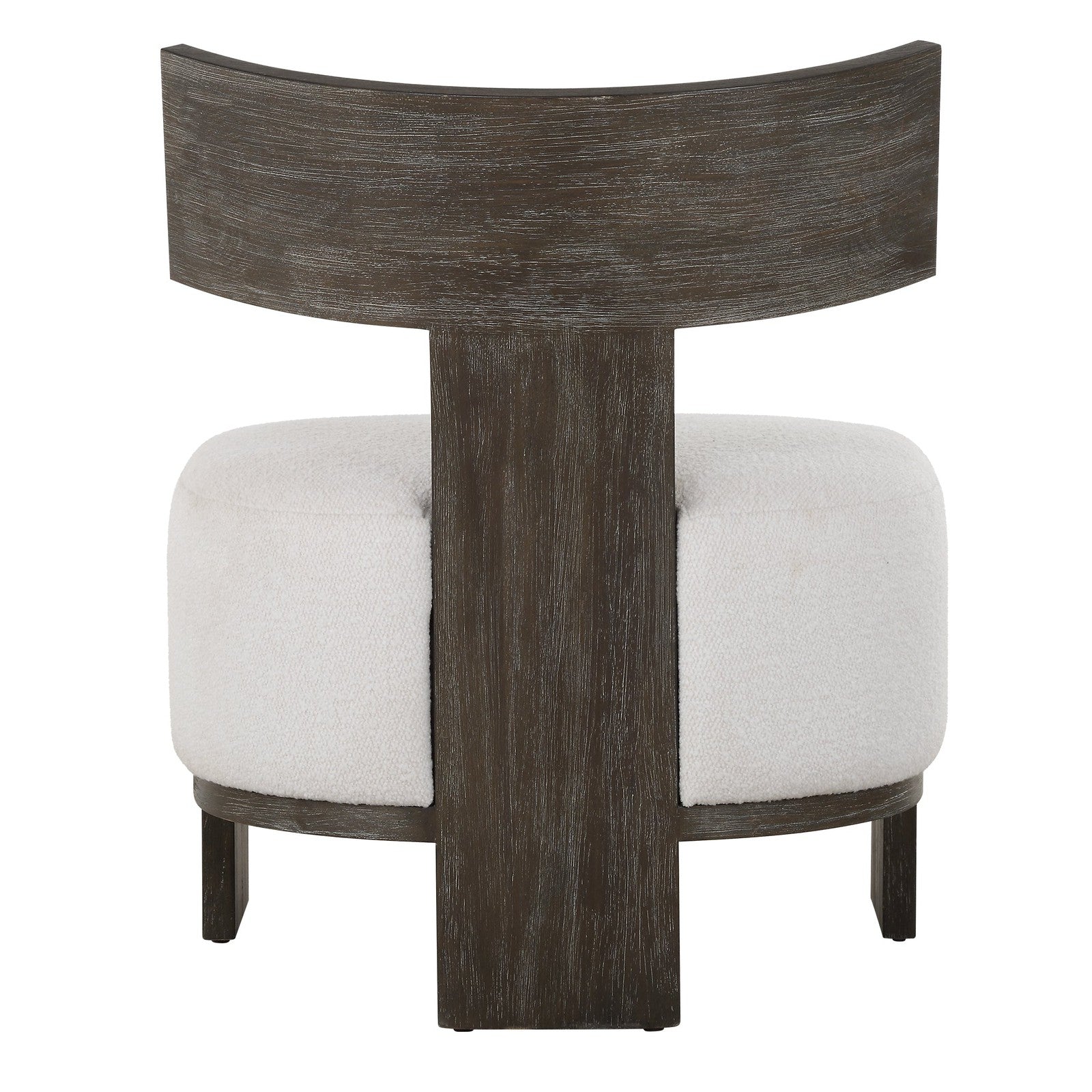 Uttermost Finlay Dark Walnut Accent Chair