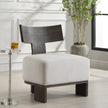 Uttermost Finlay Dark Walnut Accent Chair