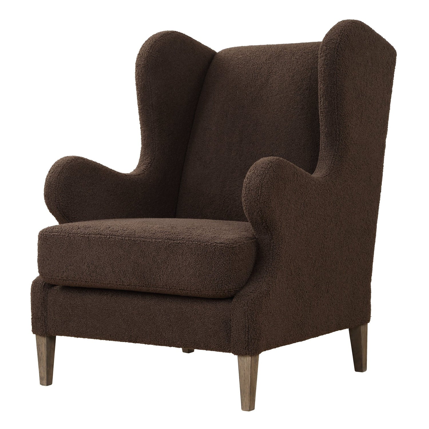 Uttermost Serpentine Brown Fabric Accent Chair
