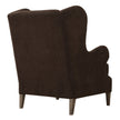 Uttermost Serpentine Brown Fabric Accent Chair